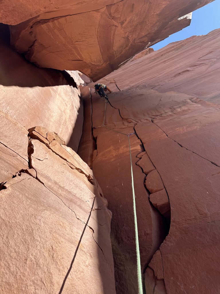 Where the rope gets stuck